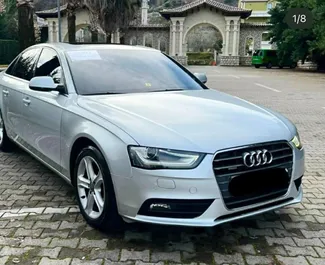 Kiralık bir Audi A4 Tiran havaalanında, Arnavutluk ön görünümü ✓ Araç #13058. ✓ Otomatik TM ✓ 0 yorumlar.