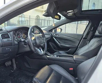 Mazda 6 2018 tilgjengelig for leie i Tbilisi, med ubegrenset kilometergrense.