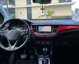 Opel Crossland 2021 available for rent in Belgrade, with unlimited mileage limit.