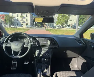 Diesel 1,6L motor af SEAT Leon 2016 til udlejning i Budva.
