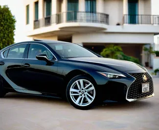 Ενοικίαση αυτοκινήτου Lexus IS300 2022 στα Ηνωμένα Αραβικά Εμιράτα, περιλαμβάνει ✓ καύσιμο Βενζίνη και 241 ίππους ➤ Από 1050 AED ανά ημέρα.