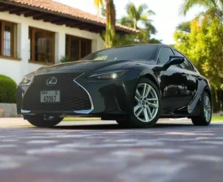 Μπροστινή όψη ενοικιαζόμενου Lexus IS300 στο Ντουμπάι, Ηνωμένα Αραβικά Εμιράτα ✓ Αριθμός αυτοκινήτου #13460. ✓ Κιβώτιο ταχυτήτων Αυτόματο TM ✓ 0 κριτικές.