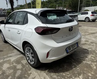 Opel Corsa rental. Economy Car for Renting in Albania ✓ Without Deposit ✓ TPL, CDW, FDW, Theft, Abroad insurance options.