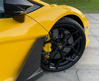 Двигатель Бензин 6,0 л.&nbsp;– Арендуйте Lamborghini Aventador в Дубае.