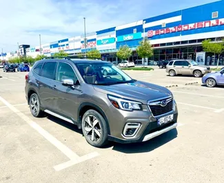 Framvy av en hyrbil Subaru Forester Limited i Tbilisi, Georgien ✓ Bil #9616. ✓ Växellåda Automatisk TM ✓ 1 recensioner.