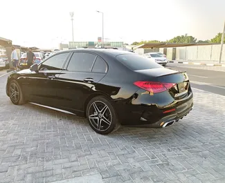 Utleie av Mercedes-Benz C300 Cabrio. Premium, Luksus, Cabriolet bil til leie i De Forente Arabiske Emirater ✓ Depositum på 2500 AED ✓ Forsikringsalternativer: TPL.