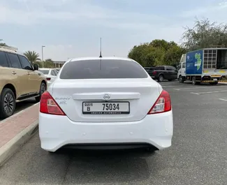 Biluthyrning av Nissan Sunny 2024 i i Förenade Arabemiraten, med funktioner som ✓ Bensin bränsle och 110 hästkrafter ➤ Från 47 AED per dag.