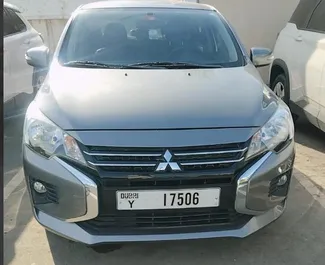 1.2L 엔진이 장착된 두바이에서의 Mitsubishi Attrage #13923 자동 차량 대여 ➤ Mohammad 아랍에미리트에서에서 제공.