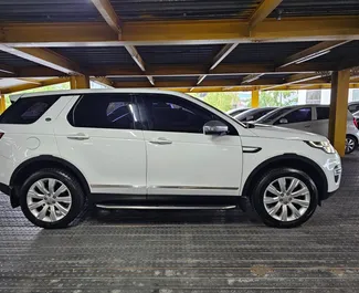 Land Rover Discovery Sport 2015 available for rent in Tirana, with unlimited mileage limit.