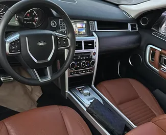 Land Rover Discovery Sport rental. Comfort, Premium, SUV Car for Renting in Albania ✓ Without Deposit ✓ TPL, CDW, SCDW, FDW, Theft, Abroad, Young insurance options.