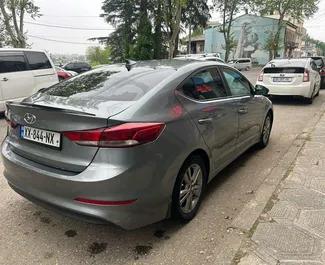 Hyundai Elantra 2017 auton vuokraus Georgiassa, sisältää ✓ Bensiini polttoaineen ja  hevosvoimaa ➤ Alkaen 125 GEL päivässä.