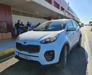Vue de face d'une location Kia Sportage à Chania, Grèce ✓ Voiture #9548. ✓ Automatique TM ✓ 0 avis.