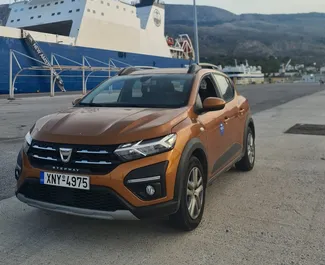 租车 Dacia Sandero #9547 Automatic 在 在查尼亚，配备 1.0L 发动机 ➤ 来自 帕诺斯 在希腊。