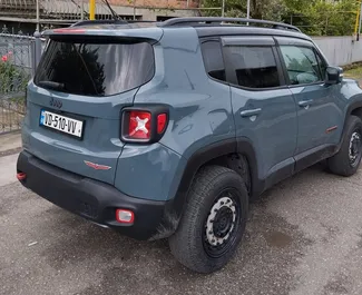 Jeep Renegade nuoma. Ekonomiškas, Komfortiškas, Krosas automobilis nuomai Gruzijoje ✓ Be užstato ✓ Draudimo pasirinkimai: TPL, FDW, Keleiviai, Vagystė.