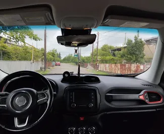Jeep Renegade 2020 automobilio nuoma Gruzijoje, savybės ✓ Benzinas degalai ir 190 arklio galios ➤ Nuo 120 GEL per dieną.