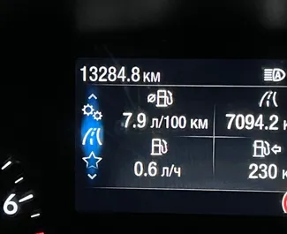 Petrol 1.0L engine of Ford Fiesta 2024 for rental in Burgas.