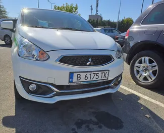 Прокат машины Mitsubishi Space Star №1650 (Механика) в Бургасе, с двигателем 1,0л. Бензин ➤ Напрямую от Николай в Болгарии.