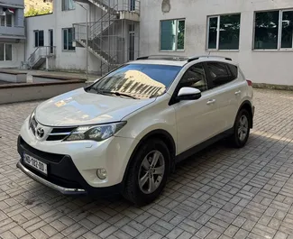 Priekinė automobilio, kurį nuomojate Toyota Rav4 Tbilisyje, Gruzija vaizdas ✓ Automobilis #14565. ✓ Pavarų dėžė Automatinis TM ✓ Atsiliepimai 0.