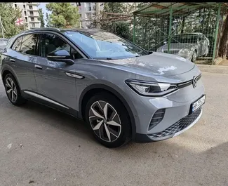Volkswagen ID4 vuokraus. Mukavuus, Crossover auto vuokrattavana Georgiassa ✓ Ilman talletusta ✓ Vakuutusvaihtoehdot: TPL.