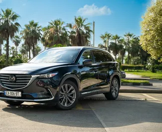 Ενοικίαση Mazda CX-9. Αυτοκίνητο Άνεση, Πρίμιουμ, Crossover προς ενοικίαση στη Γεωργία ✓ Κατάθεση 100 GEL ✓ Επιλογές ασφάλισης: TPL.