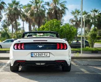 Petrol 2.3L engine of Ford Mustang Cabrio 2019 for rental in Batumi.