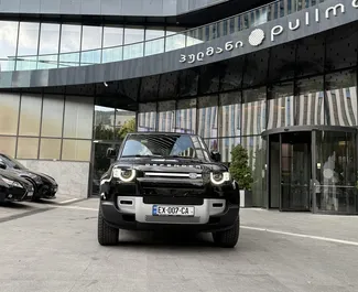 Land Rover Defender 2025 auto rentimine Gruusias, sisaldab ✓ Diisel kütust ja 250 hobujõudu ➤ Alates 462 GEL päevas.