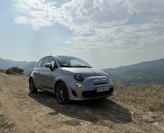تأجير سيارة Fiat 500 2020 في في جورجيا، تتميز بـ ✓ وقود البنزين وقوة 135 حصان ➤ بدءًا من 99 GEL يوميًا.