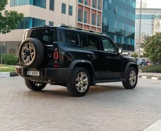 Biluthyrning av Jetour T2 2024 i i Förenade Arabemiraten, med funktioner som ✓ Bensin bränsle och 254 hästkrafter ➤ Från 360 AED per dag.