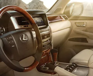 Pronájem auta Lexus LX570 2014 v Ázerbájdžánu, s palivem Benzín a výkonem 383 koní ➤ Cena od 110 AZN za den.