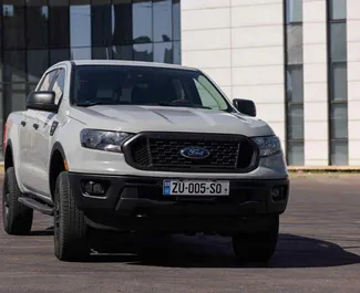 Ford Ranger 2022 auto rentimine Gruusias, sisaldab ✓ Bensiin kütust ja 270 hobujõudu ➤ Alates 220 GEL päevas.