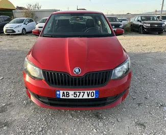 Automašīnas noma Skoda Fabia #14773 ar Rokasgrāmata pārnesumu kārbu pie Tirānas lidostas, aprīkots ar 1,2L dzinēju ➤ No Enrigen Albānijā.