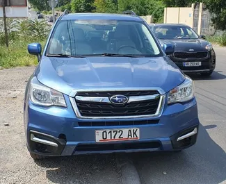 Subaru Forester 2014 auton vuokraus Georgiassa, sisältää ✓ Bensiini polttoaineen ja 260 hevosvoimaa ➤ Alkaen 130 GEL päivässä.