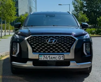 Hyundai Palisade 2022 auto rentimine Kasahstanis, sisaldab ✓ Bensiin kütust ja 279 hobujõudu ➤ Alates 69000 KZT päevas.