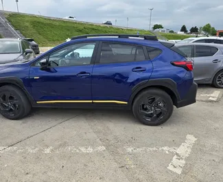Subaru Crosstrek 2024 auto rentimine Gruusias, sisaldab ✓ Bensiin kütust ja 100 hobujõudu ➤ Alates 145 GEL päevas.