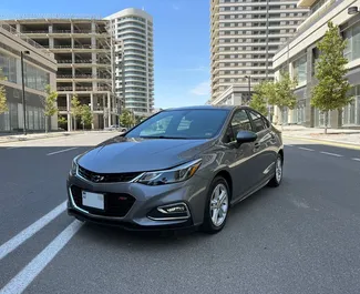 Přední pohled na pronájem Chevrolet Cruze v Baku, Ázerbájdžán ✓ Auto č. 14827. ✓ Převodovka Automatické TM ✓ Recenze 0.