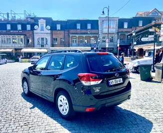 Biluthyrning av Subaru Forester 2023 i i Georgien, med funktioner som ✓ Bensin bränsle och 185 hästkrafter ➤ Från 95 GEL per dag.