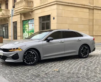 Přední pohled na pronájem Kia K5 v Baku, Ázerbájdžán ✓ Auto č. 11947. ✓ Převodovka Automatické TM ✓ Recenze 0.