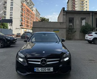 Ενοικίαση αυτοκινήτου Mercedes-Benz C350 2018 στη Γεωργία, περιλαμβάνει ✓ καύσιμο Βενζίνη και 280 ίππους ➤ Από 150 GEL ανά ημέρα.