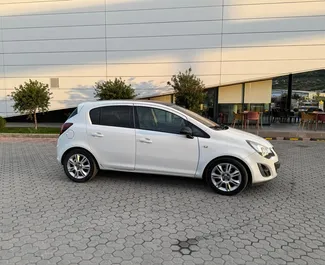 Najem avtomobila Opel Corsa 2015 v v Albaniji, z značilnostmi ✓ gorivo Bencin in  konjskih moči ➤ Od 27 EUR na dan.