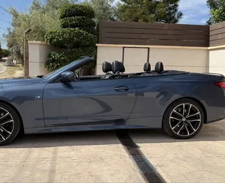BMW 420d Cabrio udlejning. Komfort, Premium, Cabrio Bil til udlejning i Spanien ✓ Depositum på 2000 EUR ✓ TPL forsikringsmuligheder.
