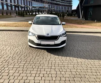 Biluthyrning av Skoda Rapid 2021 i i Vitryssland, med funktioner som ✓ Bensin bränsle och 90 hästkrafter ➤ Från 35 USD per dag.