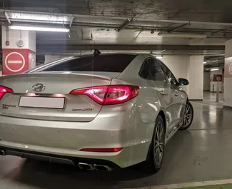 Pronájem auta Hyundai Sonata #11944 s převodovkou Automatické v Baku, vybavené motorem 2,0L ➤ Od Emil v Ázerbájdžánu.