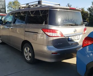 Alquiler de Nissan Quest. Coche Confort, Monovolumen para alquilar en Georgia ✓ Depósito de 400 GEL ✓ opciones de seguro TPL, SCDW, FDW, Pasajeros, Robo, En el extranjero, Joven.