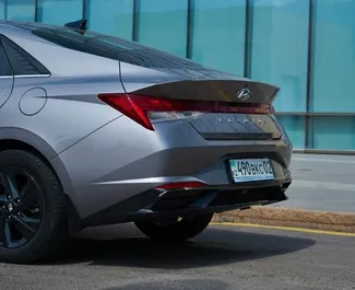 Hyundai Elantra 2022 tillgänglig för uthyrning i Almaty, med en körsträckegräns på obegränsad.