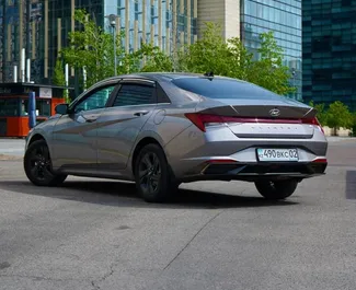 Biluthyrning av Hyundai Elantra 2022 i i Kazakstan, med funktioner som ✓ Bensin bränsle och 128 hästkrafter ➤ Från 23000 KZT per dag.