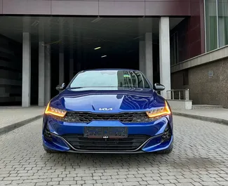 Kia K5 2021 auton vuokraus Valko-Venäjällä, sisältää ✓ Bensiini polttoaineen ja 180 hevosvoimaa ➤ Alkaen 62 USD päivässä.