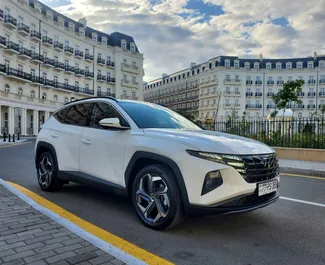レンタルのHyundai Tucsonの正面ビュー、バクー空港にて, アゼルバイジャン ✓ 車両番号#5220。✓ 自動トランスミッション ✓ 0のレビュー。