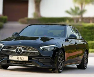 Car Hire Mercedes-Benz C200 #6160 Automatic in Dubai, equipped with 2.2L engine ➤ From Abbas in the UAE.