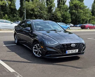 Nomas automašīnas priekšskats Hyundai Sonata Kutaisi, Gruzija ✓ Automašīna #14107. ✓ Pārnesumu kārba Automātiskais TM ✓ Atsauksmes 0.