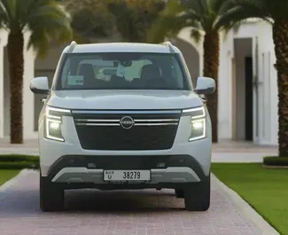 Nissan Patrol 2025 automobilio nuoma JAE, savybės ✓ Benzinas degalai ir 400 arklio galios ➤ Nuo 430 AED per dieną.